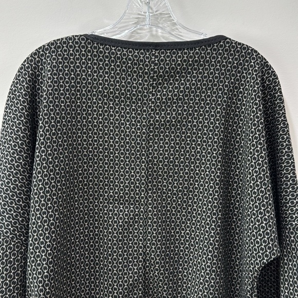 Black Patterned Women's Top - Picture 7 of 9